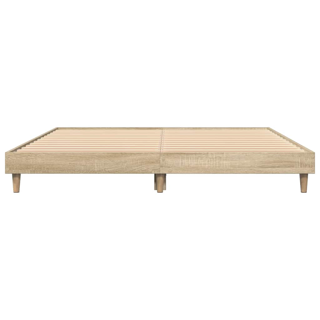 Πλαίσιο Κρεβατιού Χωρ. Στρώμα Sonoma Δρυς 150x200εκ. Επ. Ξύλο