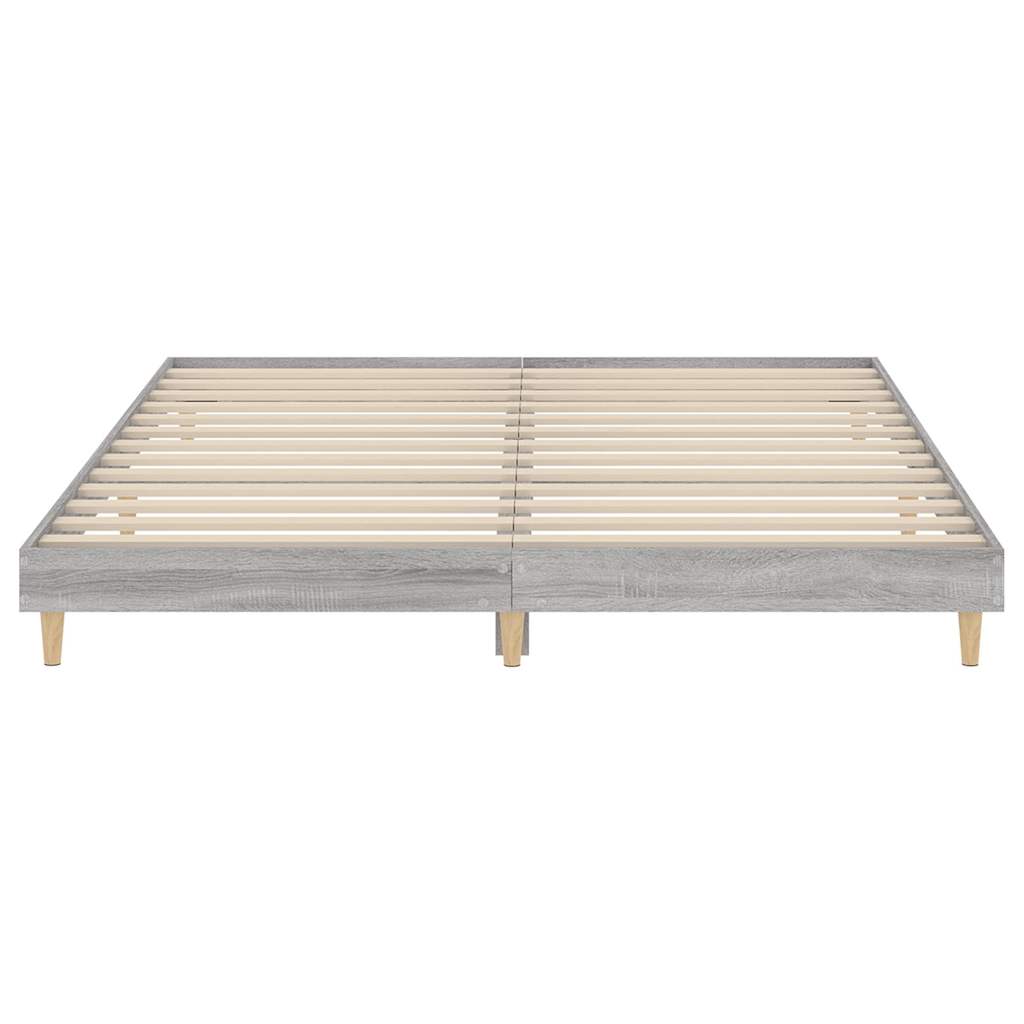 Πλαίσιο Κρεβατιού Γκρι Sonoma 120x200 εκ. Επεξεργασμένο Ξύλο