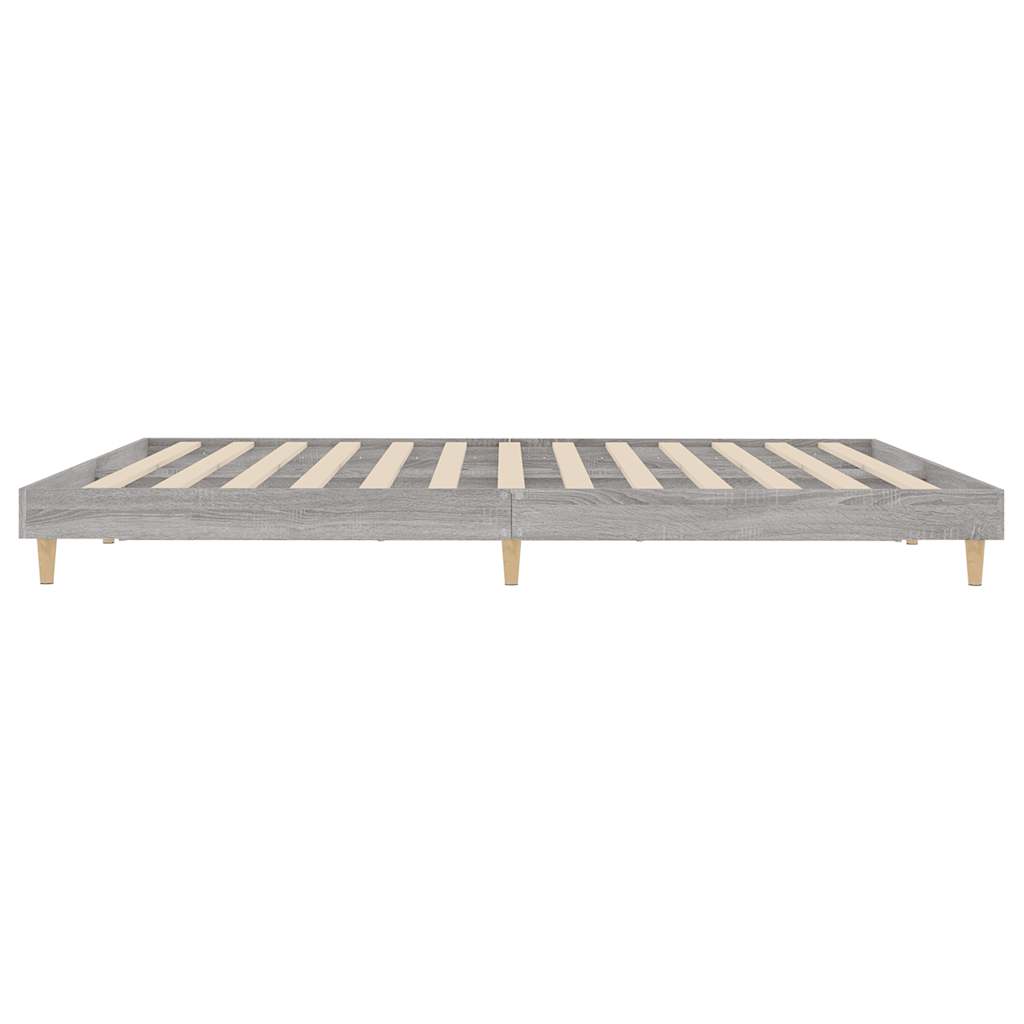 Πλαίσιο Κρεβατιού Γκρι Sonoma 120x200 εκ. Επεξεργασμένο Ξύλο