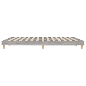 Πλαίσιο Κρεβατιού Γκρι Sonoma 120x200 εκ. Επεξεργασμένο Ξύλο