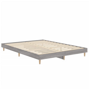 Πλαίσιο Κρεβατιού Γκρι Sonoma 135x190 εκ. Επεξεργασμένο Ξύλο
