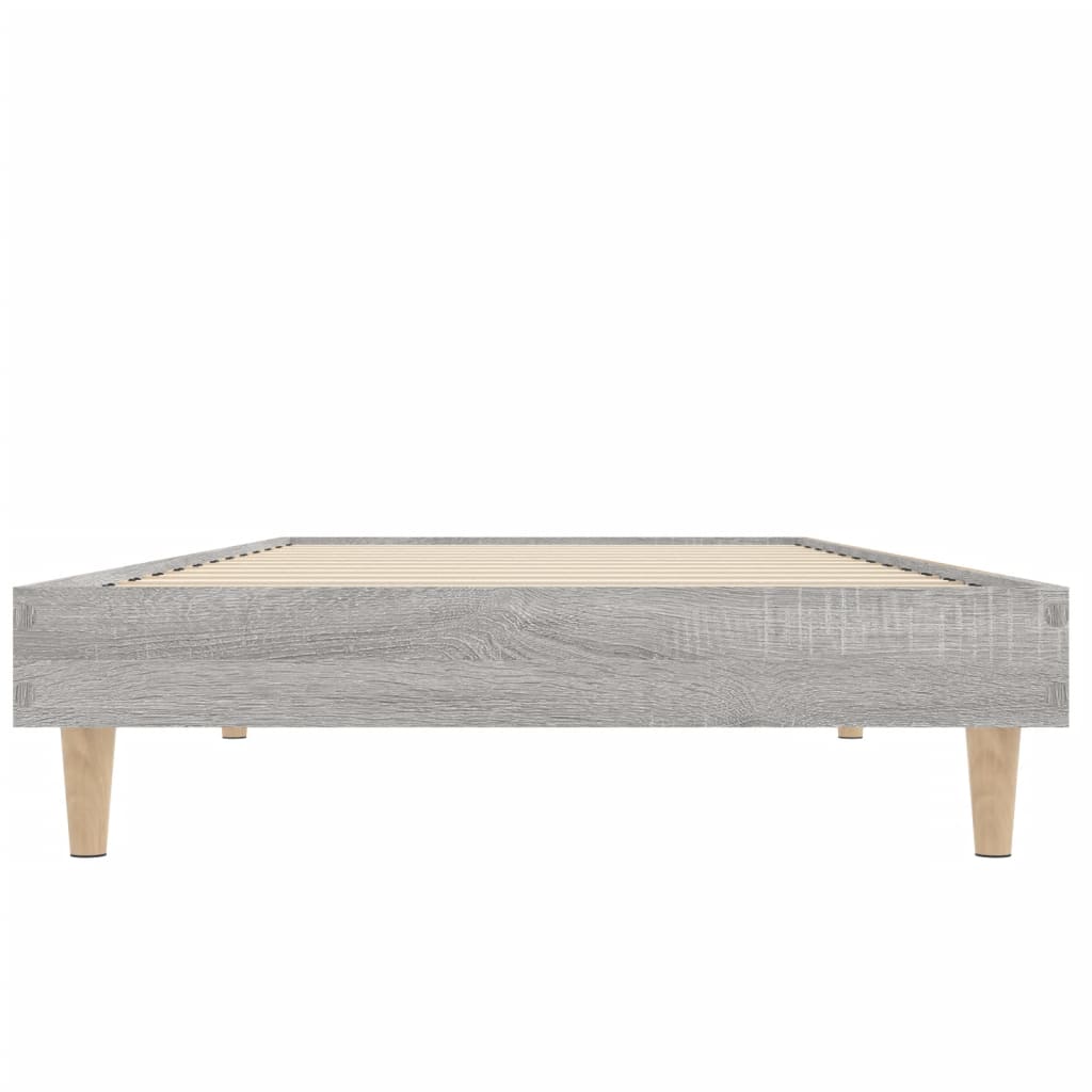 Πλαίσιο Κρεβατιού Γκρι Sonoma 75x190 εκ. Επεξεργασμένο Ξύλο