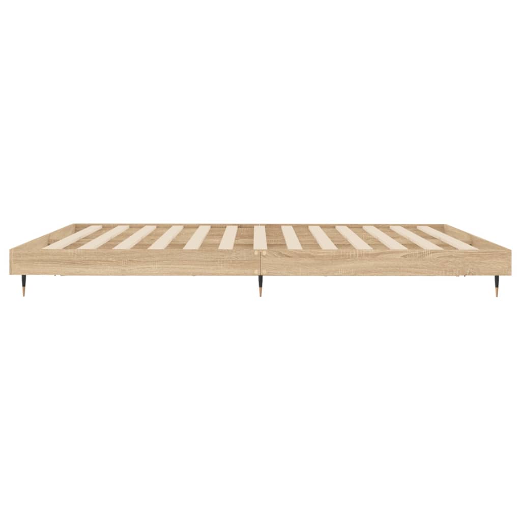 Πλαίσιο Κρεβατιού Χωρ. Στρώμα Sonoma Δρυς 150x200εκ. Επ. Ξύλο