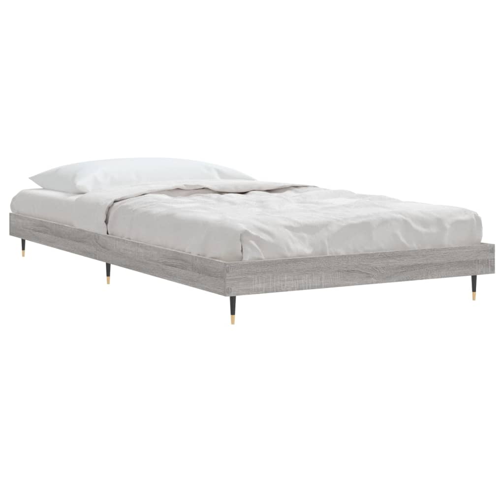 Πλαίσιο Κρεβατιού Γκρι Sonoma 100x200 εκ. Επεξεργασμένο Ξύλο