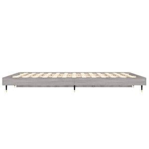 Πλαίσιο Κρεβατιού Γκρι Sonoma 135x190 εκ. Επεξεργασμένο Ξύλο