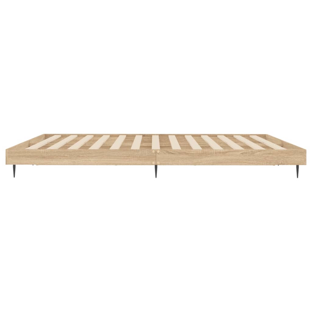 Πλαίσιο Κρεβατιού Χωρ. Στρώμα Sonoma Δρυς 150x200εκ. Επ. Ξύλο - Pakobazaar