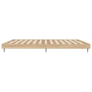 Πλαίσιο Κρεβατιού Χωρ. Στρώμα Sonoma Δρυς 150x200εκ. Επ. Ξύλο - Pakobazaar