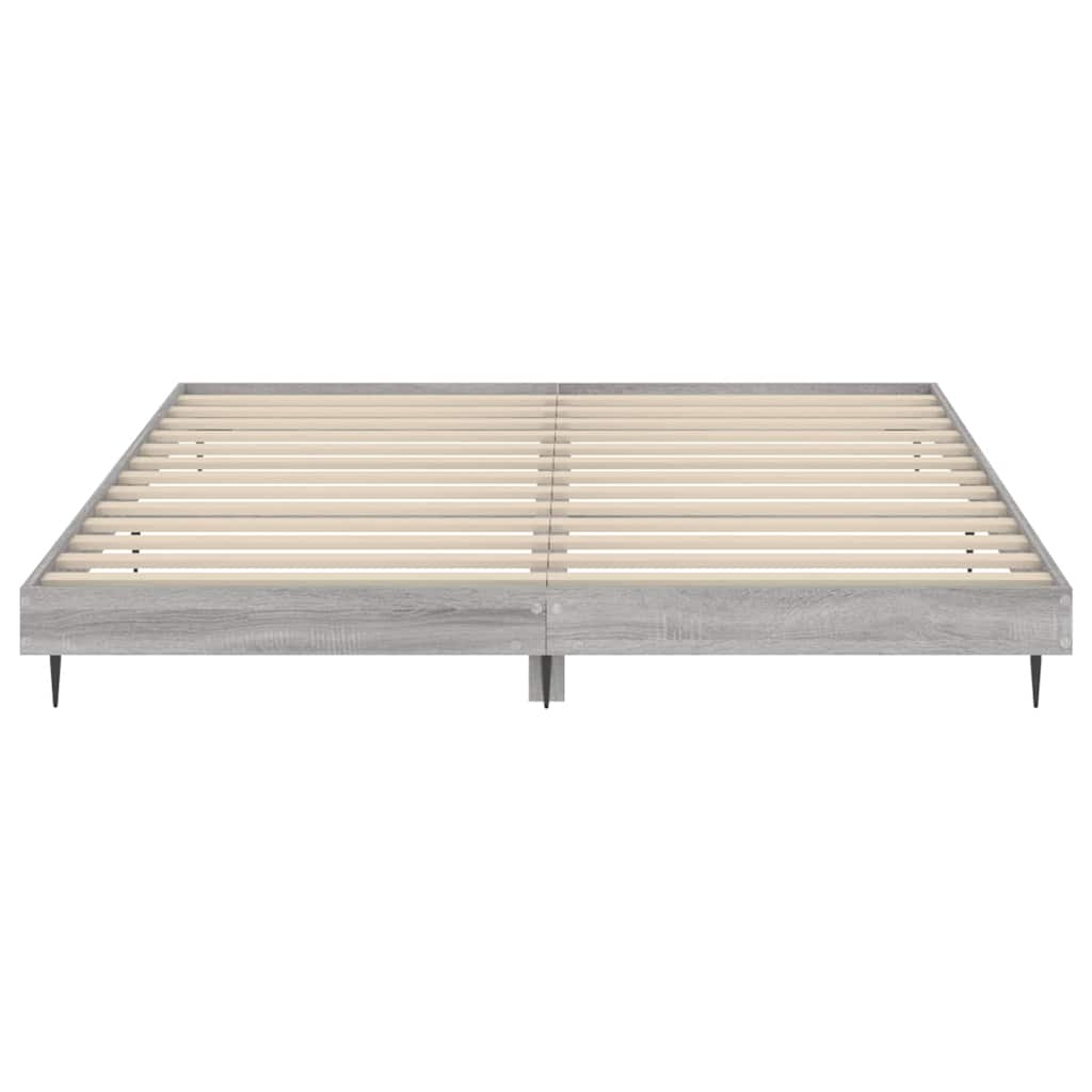 Πλαίσιο Κρεβατιού Γκρι Sonoma 120x200 εκ. Επεξεργασμένο Ξύλο