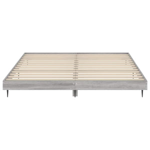 Πλαίσιο Κρεβατιού Γκρι Sonoma 120x200 εκ. Επεξεργασμένο Ξύλο