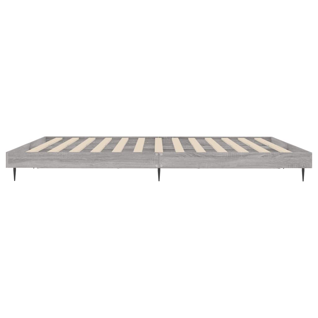 Πλαίσιο Κρεβατιού Γκρι Sonoma 120x200 εκ. Επεξεργασμένο Ξύλο