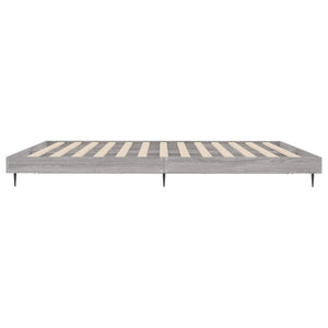 Πλαίσιο Κρεβατιού Γκρι Sonoma 120x200 εκ. Επεξεργασμένο Ξύλο