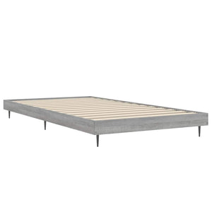 Πλαίσιο Κρεβατιού Γκρι Sonoma 90x200 εκ. Επεξεργασμένο Ξύλο