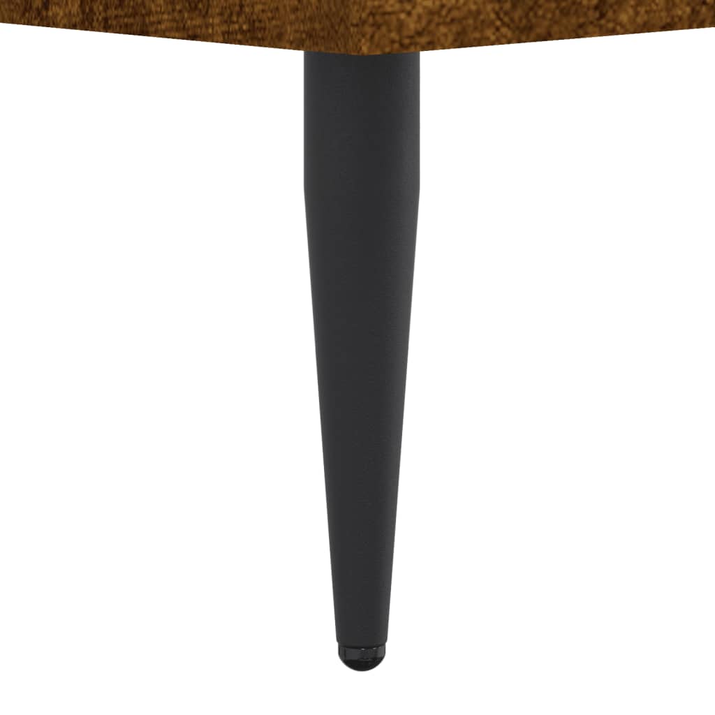 Πλαίσιο Κρεβατιού Καπνιστή Δρυς 135x190 εκ. Επεξεργασμένο Ξύλο