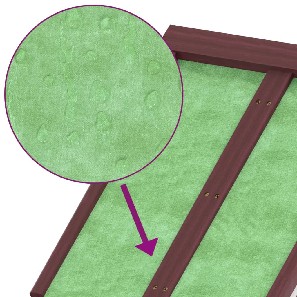 Αποθήκη Εργαλείων Κήπου Σετ 2 Τεμαχίων Μόκα Μασίφ Ξύλο Πεύκου - PAKOBAZAAR