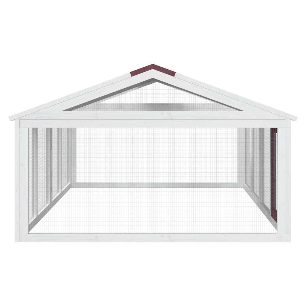 Κουτί Περίφραξης Μόκα 200x112,5x74 εκ. από Μασίφ Ξύλο Πεύκου - PAKOBAZAAR