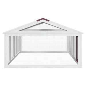 Κουτί Περίφραξης Μόκα 200x112,5x74 εκ. από Μασίφ Ξύλο Πεύκου - PAKOBAZAAR