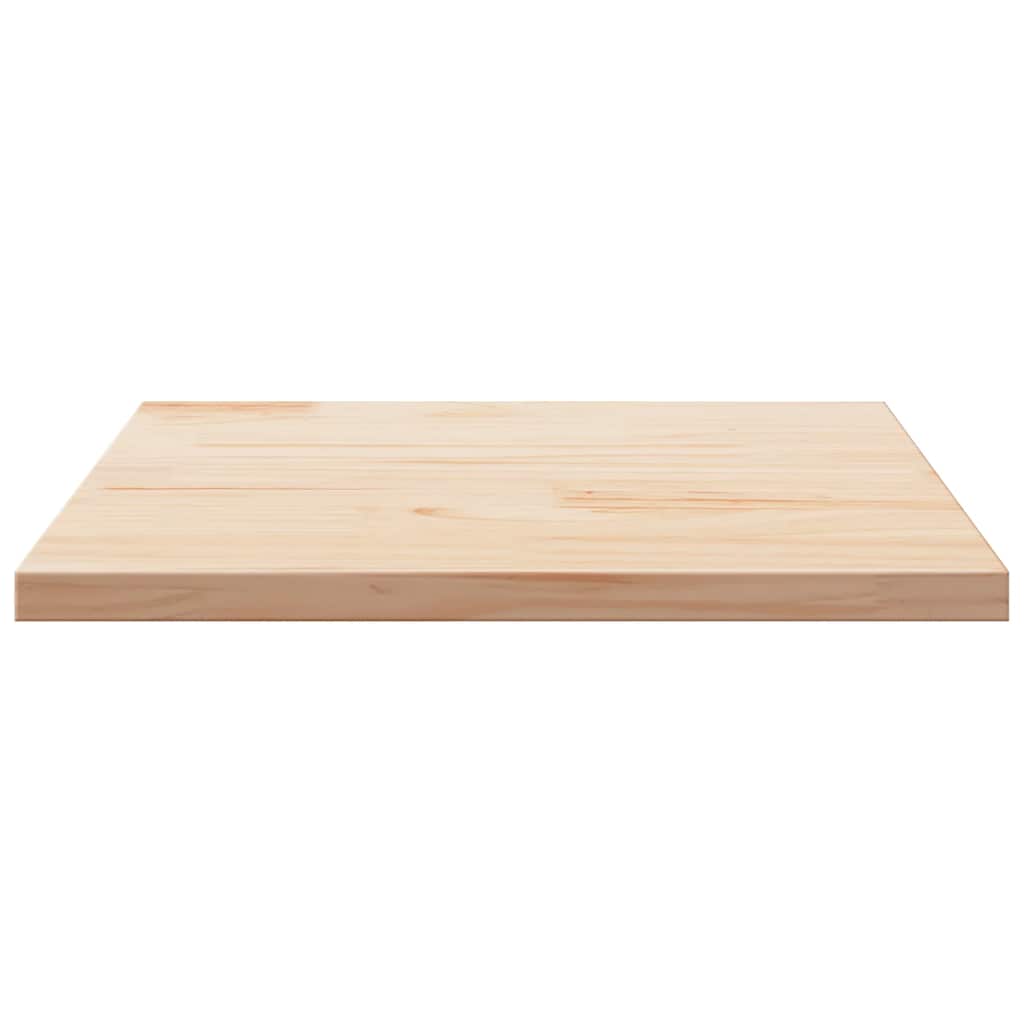 Επιφάνεια Τραπεζιού Τετράγωνη 70x70x2,5 εκ. από Μασίφ Ξύλο Πεύκου