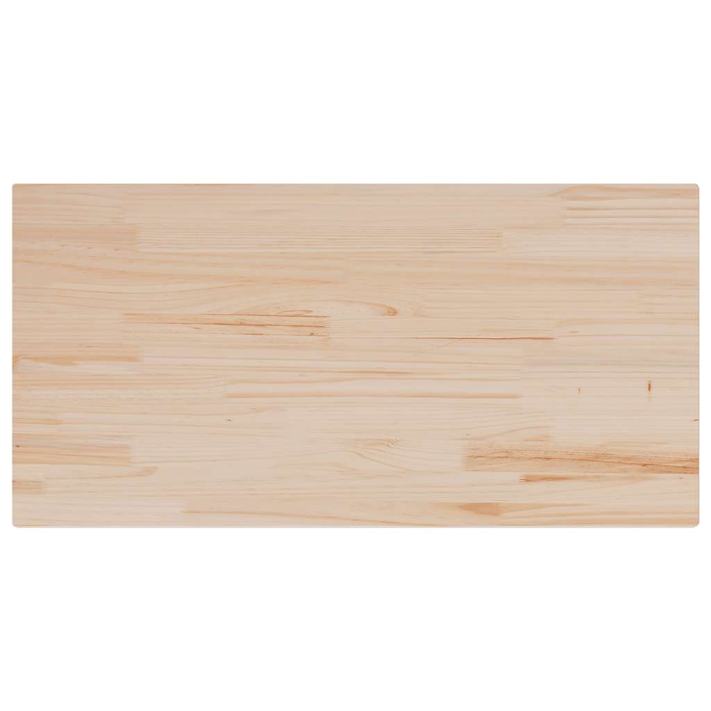 Επιφάνεια Τραπεζιού Ορθογ. 100x60x2,5 εκ. από Μασίφ Ξύλο Πεύκου