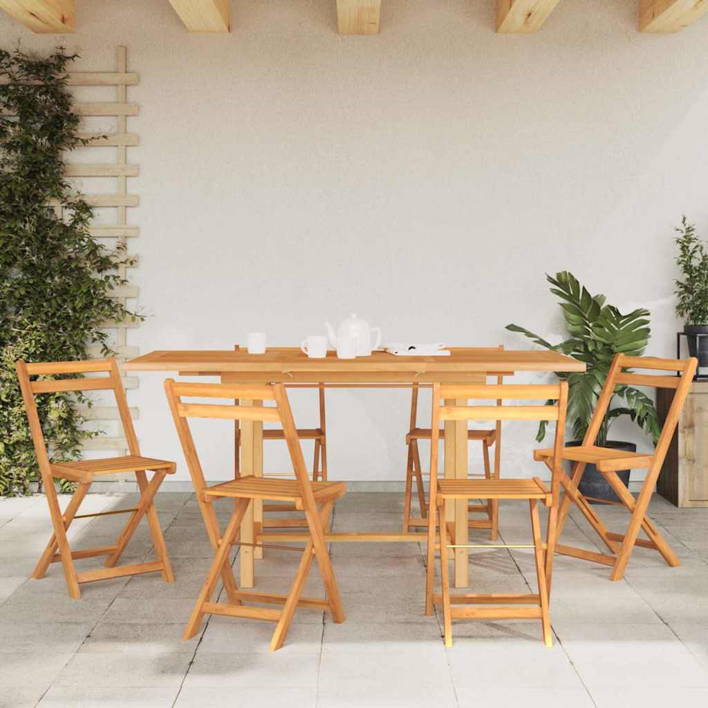 Τραπέζι Κήπου Επεκτεινόμενο 110-160x80x75 εκ. Μασίφ Ξύλο Teak - Pakobazaar