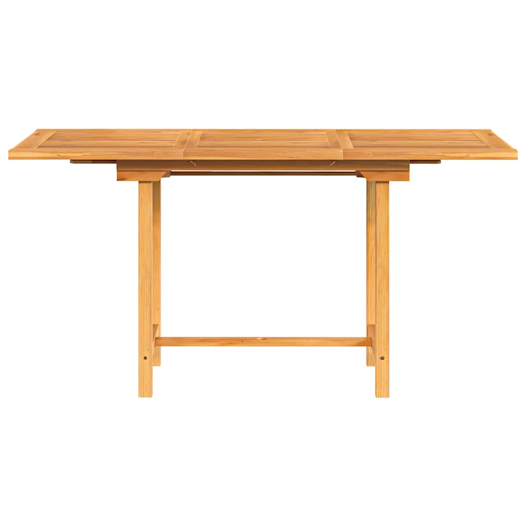 Τραπέζι Κήπου Επεκτεινόμενο 110-160x80x75 εκ. Μασίφ Ξύλο Teak - Pakobazaar