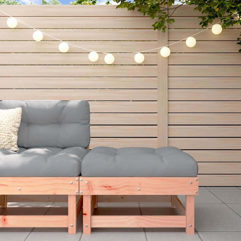 Υποπόδιo Κήπου με Μαξιλάρι από Μασίφ Ξύλο Ψευδοτσούγκας - Pakobazaar