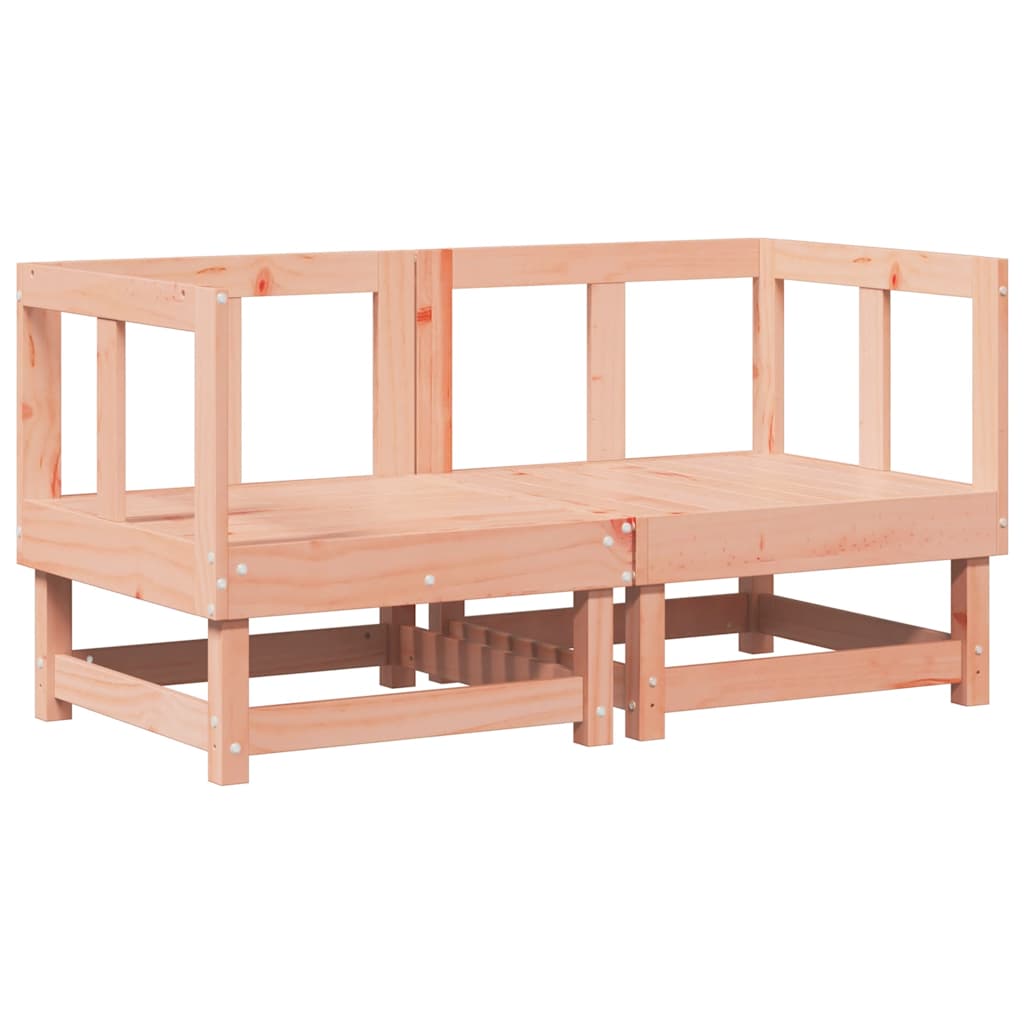 Καναπέδες Γωνιακοί με Μαξιλάρια 2 τεμ. Μασίφ Ξύλο Ψευδοτσούγκας - Pakobazaar