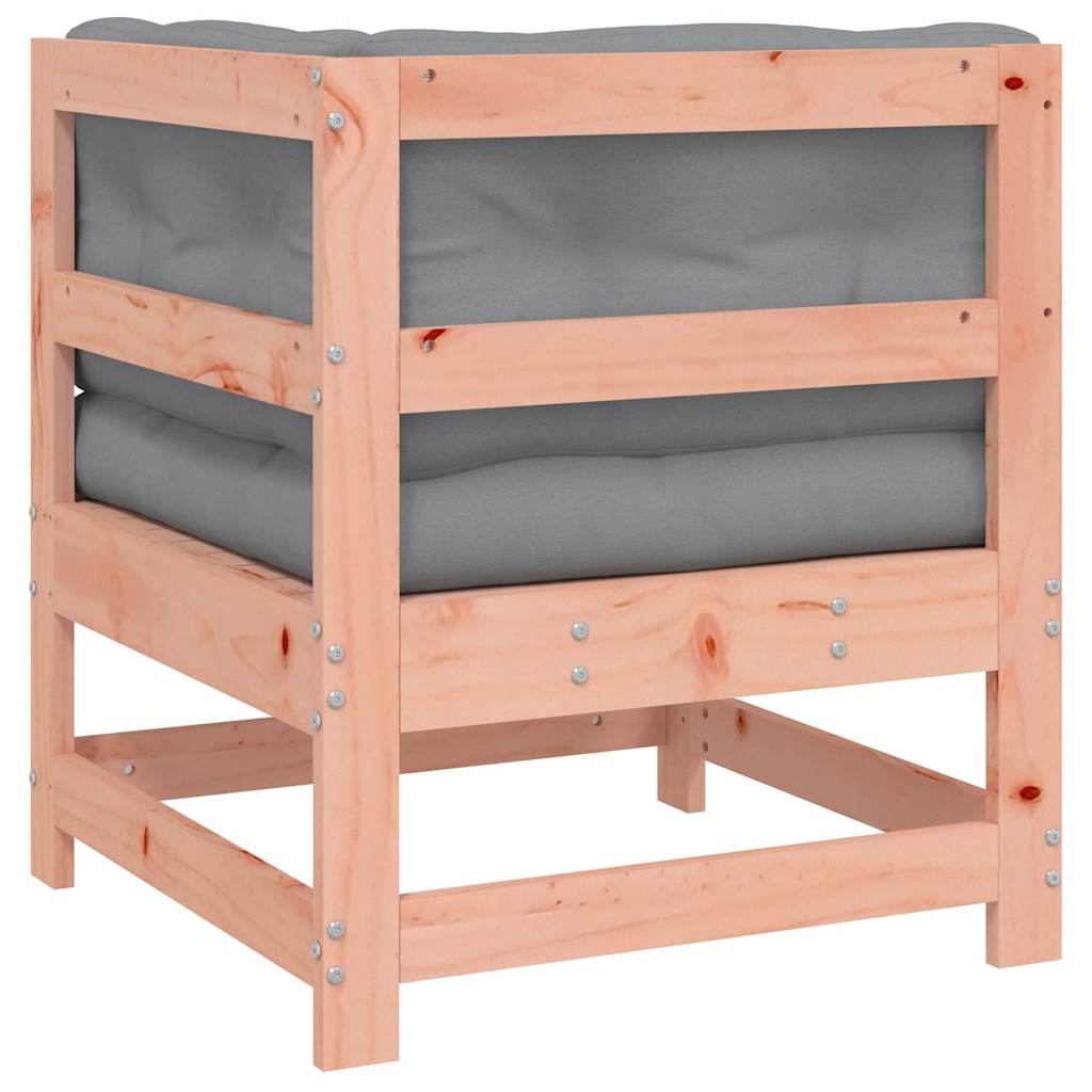 Καναπές Γωνιακός με Μαξιλάρια από Μασίφ Ξύλο Ψευδοτσούγκας - Pakobazaar