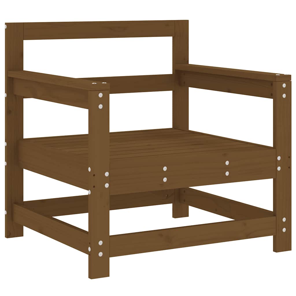 Καρέκλες Κήπου με Μαξιλάρια 2 τεμ. Μελί από Μασίφ Ξύλο Πεύκου - Pakobazaar