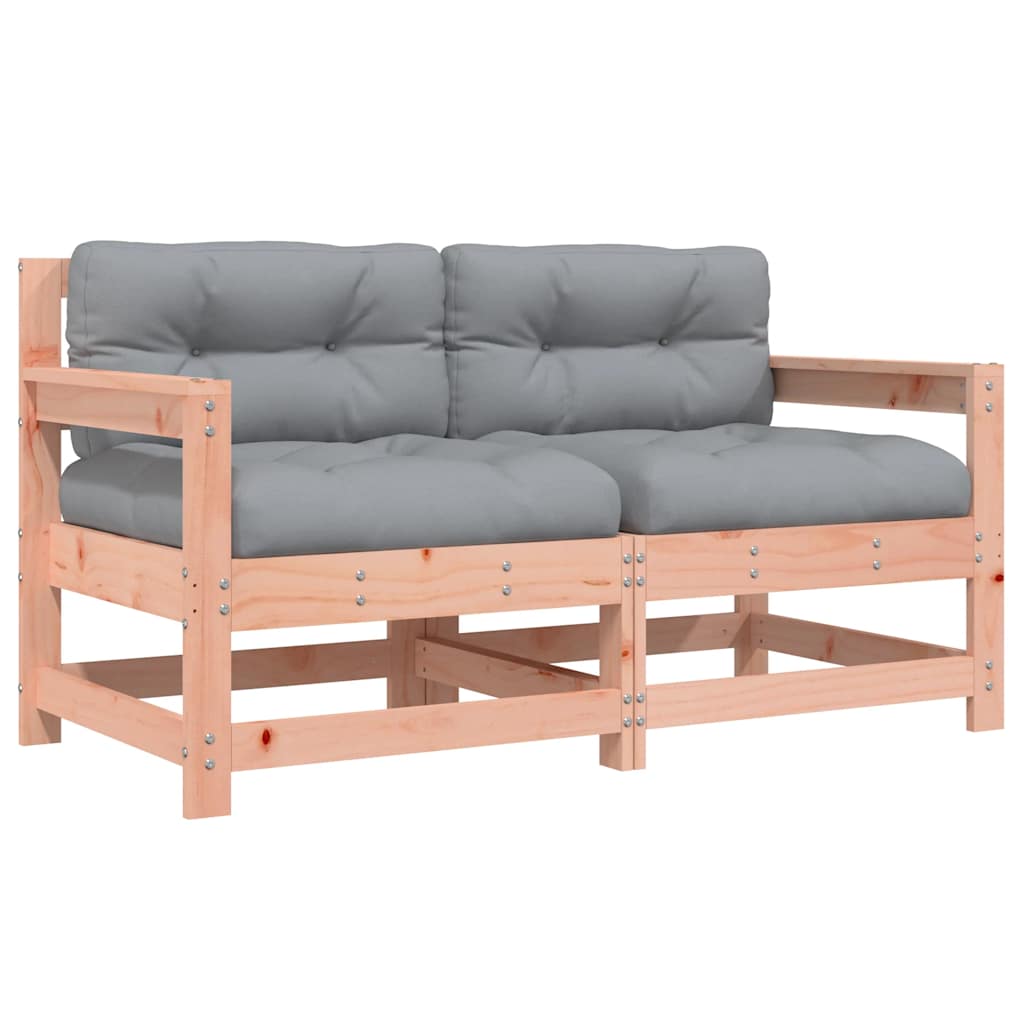 Καρέκλες Κήπου με Μαξιλάρια 2 τεμ. από Μασίφ Ξύλο Ψευδοτσούγκας - Pakobazaar