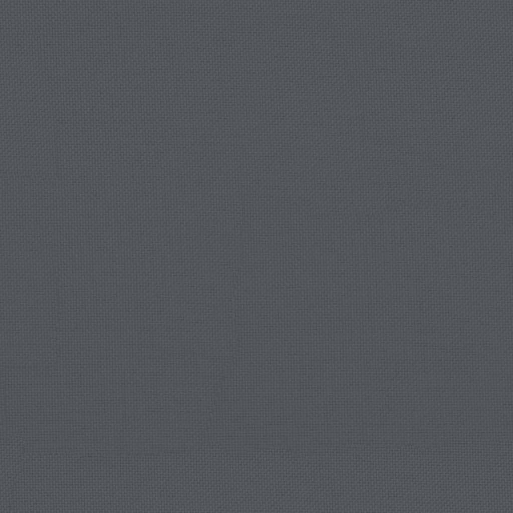 Καναπές Μεσαίος Μαύρος 120 x 80 εκ. από Μασίφ Ξύλο Πεύκου - Pakobazaar