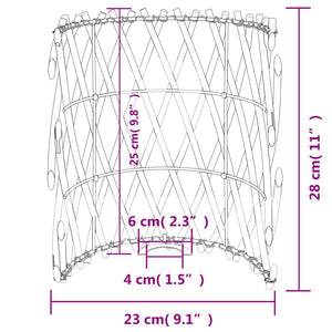 Καπέλο Φωτιστικού Ø23x28 εκ. από Wicker