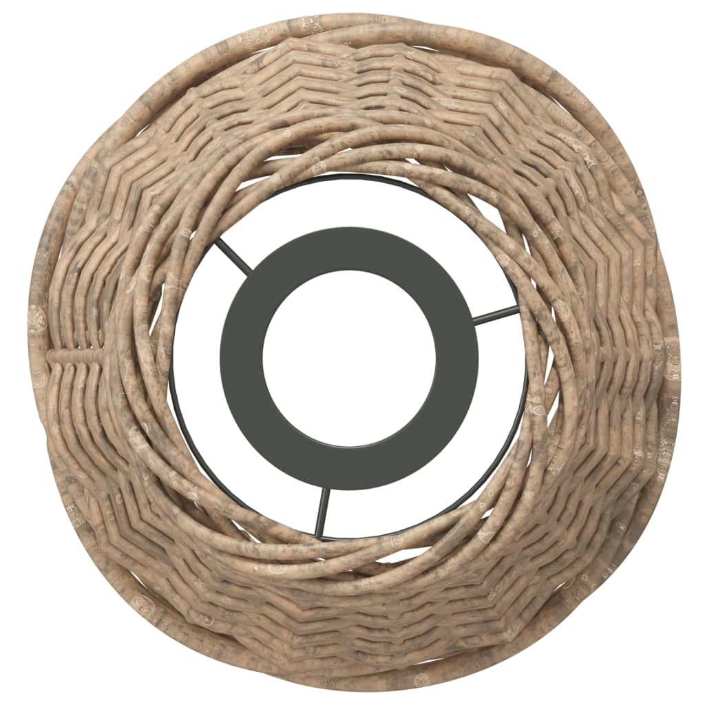 Καπέλο Φωτιστικού Οροφής Καφέ Ø15x12 εκ. από Wicker - Pakobazaar