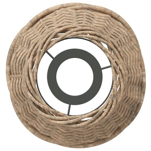 Καπέλο Φωτιστικού Οροφής Καφέ Ø15x12 εκ. από Wicker - Pakobazaar