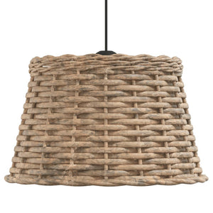 Καπέλο Φωτιστικού Οροφής Καφέ Ø38x23 εκ. από Wicker