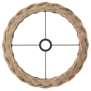 Καπέλο Φωτιστικού Οροφής Καφέ Ø45x28 εκ. από Wicker