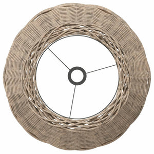 Καπέλο Φωτιστικού Οροφής Καφέ Ø50x30 εκ. από Wicker