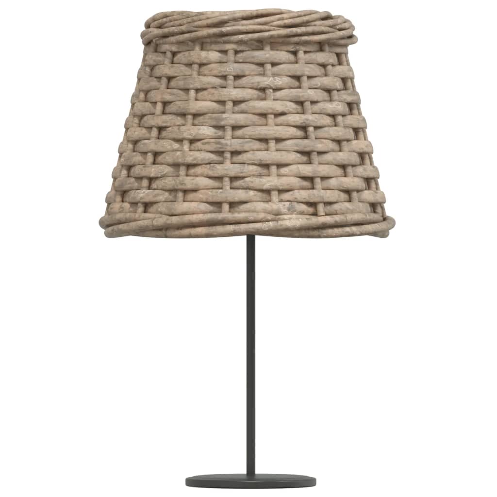 Καπέλο Φωτιστικού Καφέ Ø15x12 εκ. από Wicker - Pakobazaar