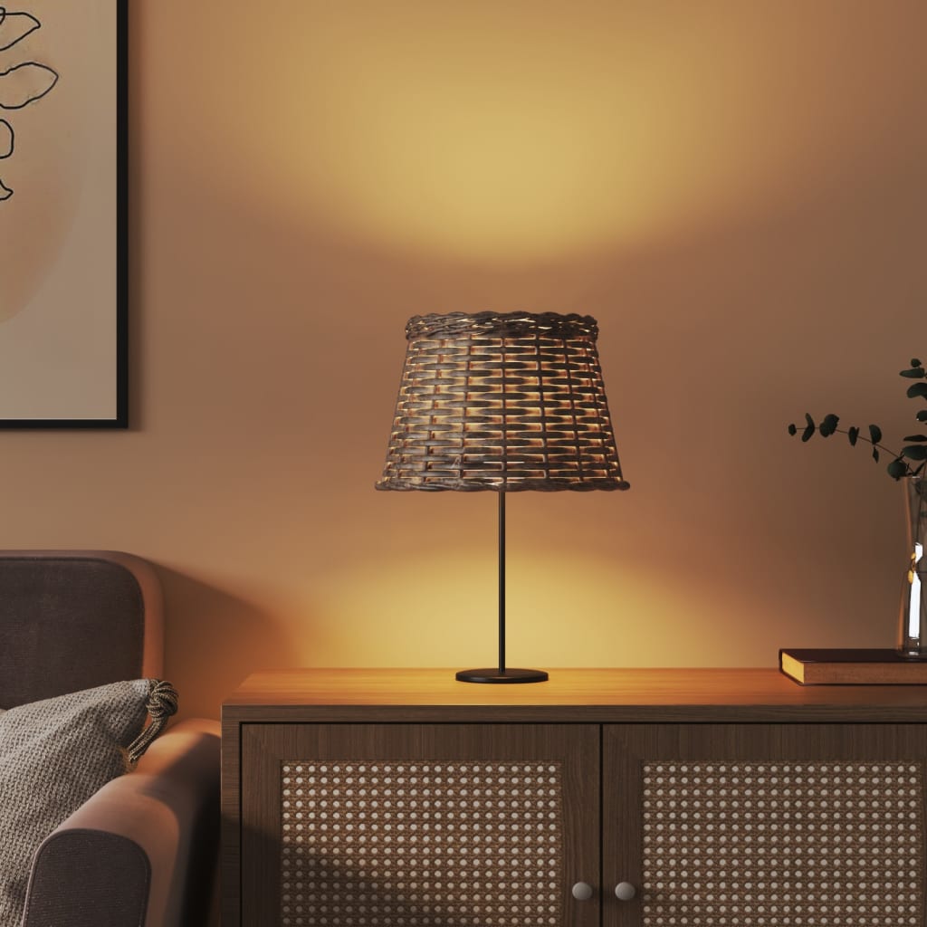 Καπέλο Φωτιστικού Καφέ Ø25x17 εκ. από Wicker