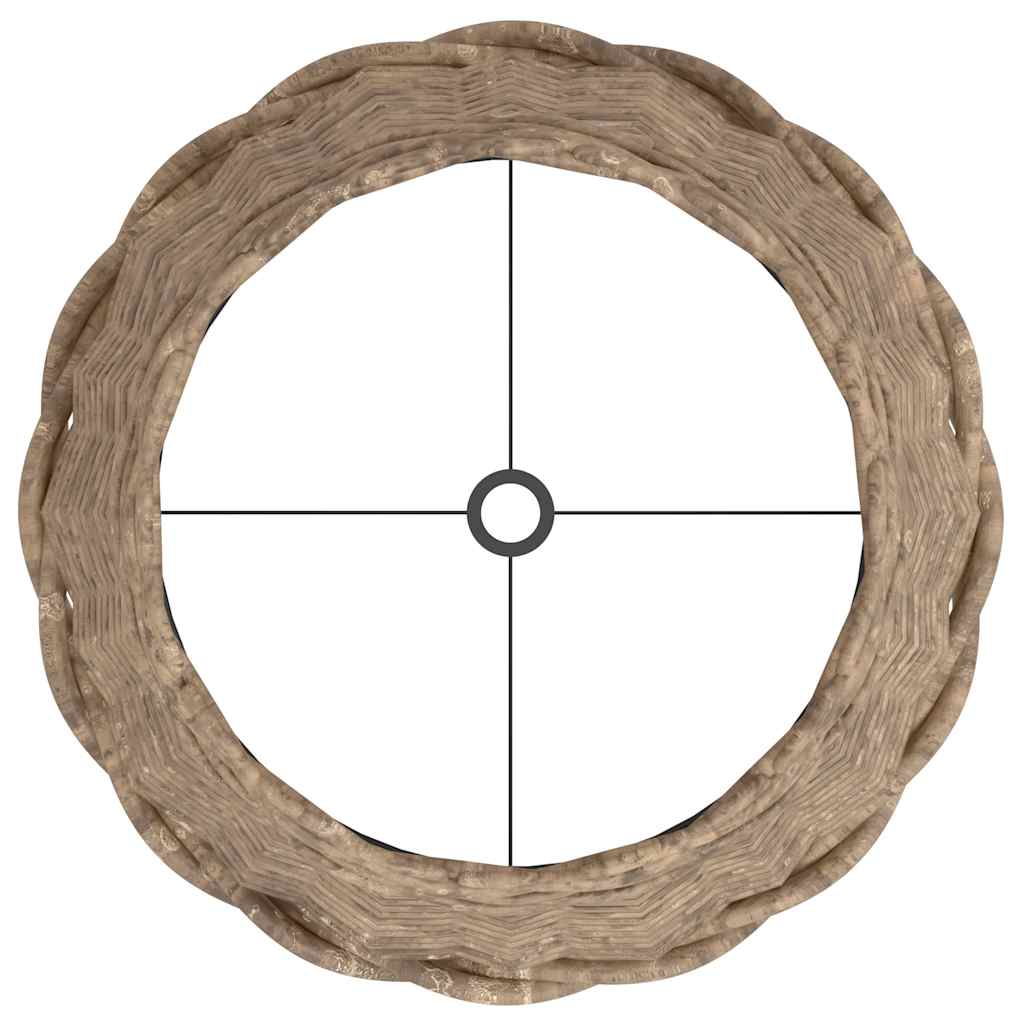 Καπέλο Φωτιστικού Καφέ Ø30x20 εκ. από Wicker - Pakobazaar