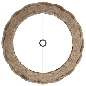 Καπέλο Φωτιστικού Καφέ Ø30x20 εκ. από Wicker - Pakobazaar