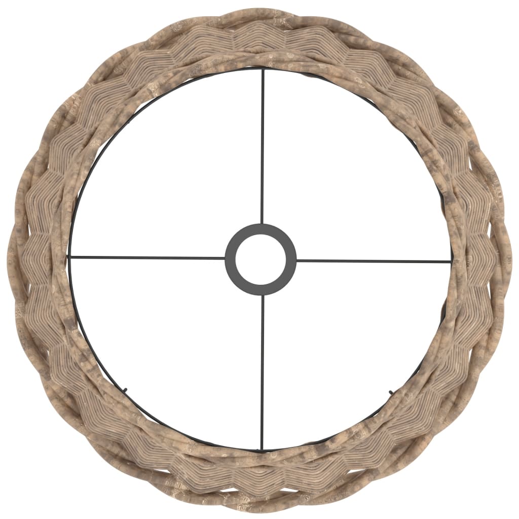 Καπέλο Φωτιστικού Καφέ Ø40x26 εκ. από Wicker