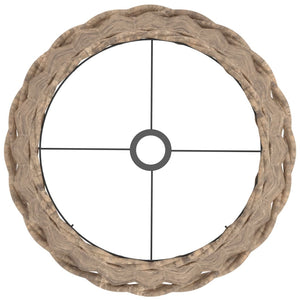 Καπέλο Φωτιστικού Καφέ Ø40x26 εκ. από Wicker
