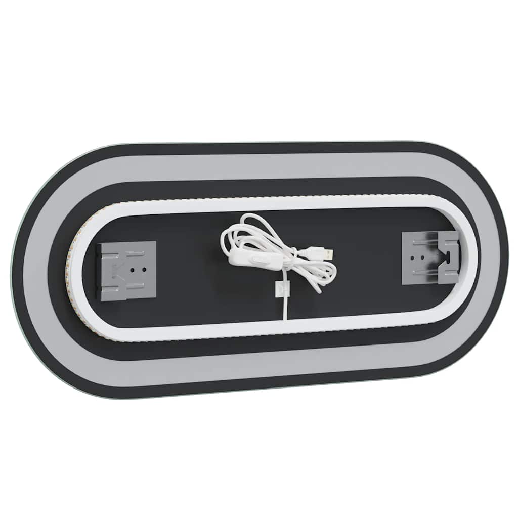 Καθρέφτης Μπάνιου με LED Οβάλ 60x25 εκ.