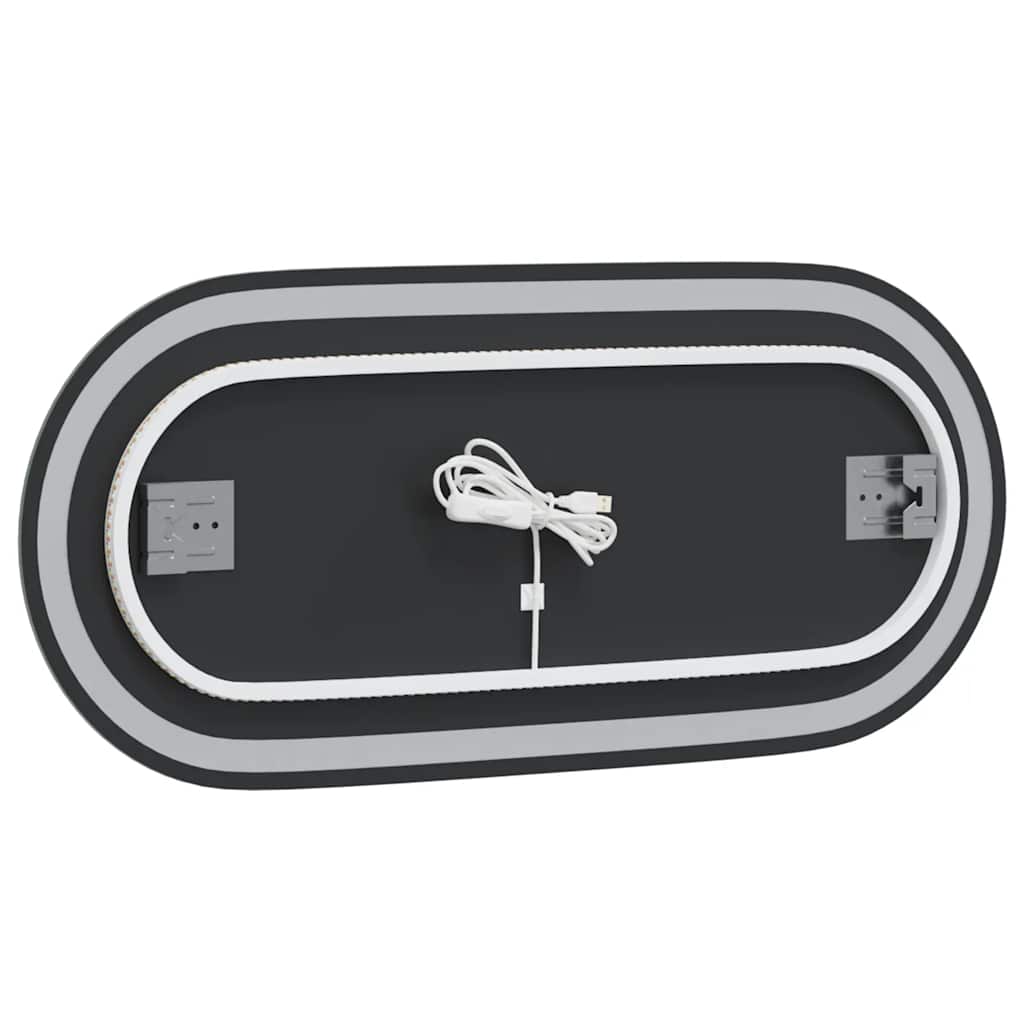 Καθρέφτης Μπάνιου με LED Οβάλ 80 x 35 εκ.