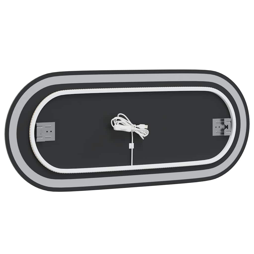 Καθρέφτης Μπάνιου με LED Οβάλ 90x40 εκ.