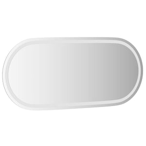 Καθρέφτης Μπάνιου με LED Οβάλ 100 x 45 εκ.