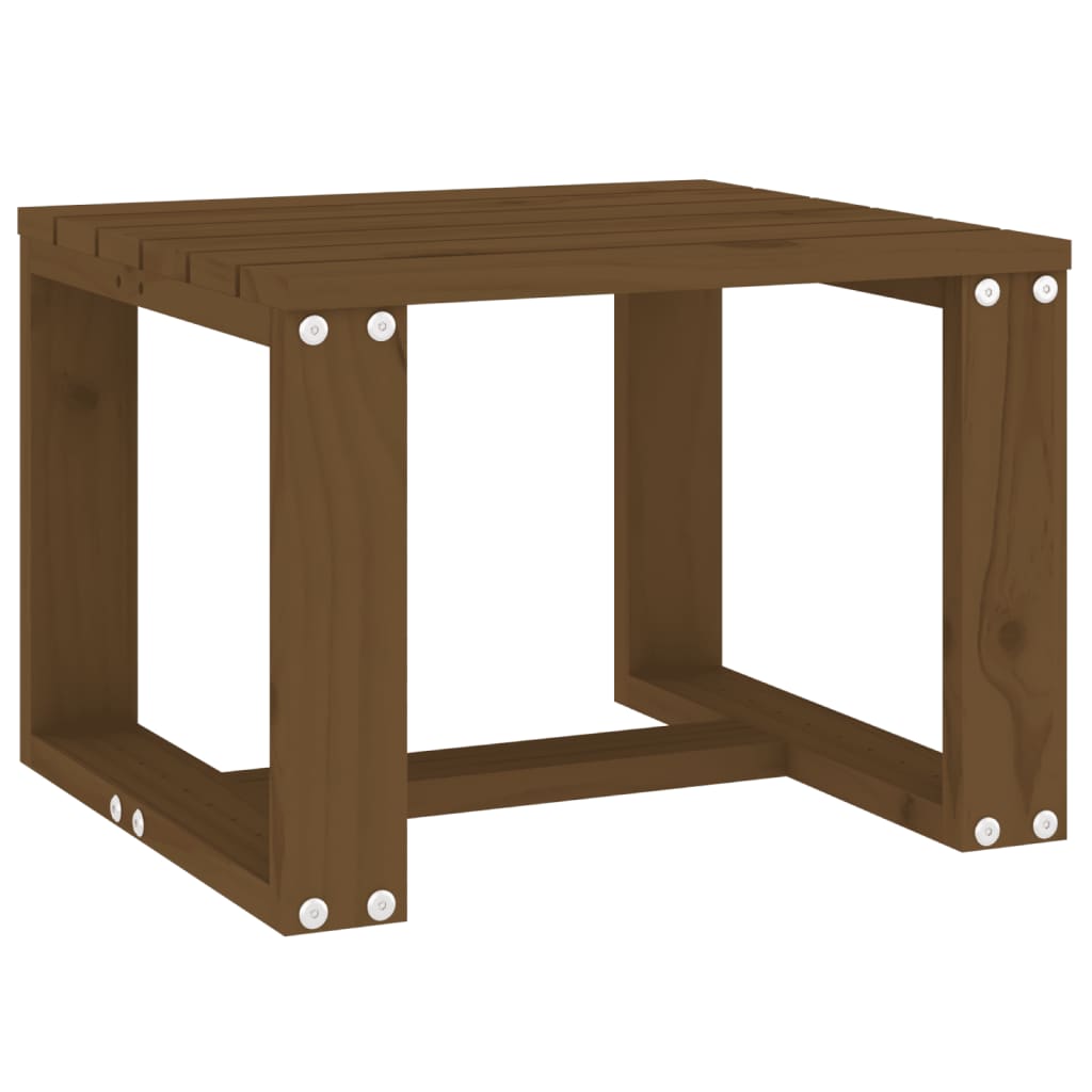 Ξαπλώστρες 2 τεμ. με Τραπέζι Μελί από Μασίφ Ξύλο Πεύκου - Pakobazaar