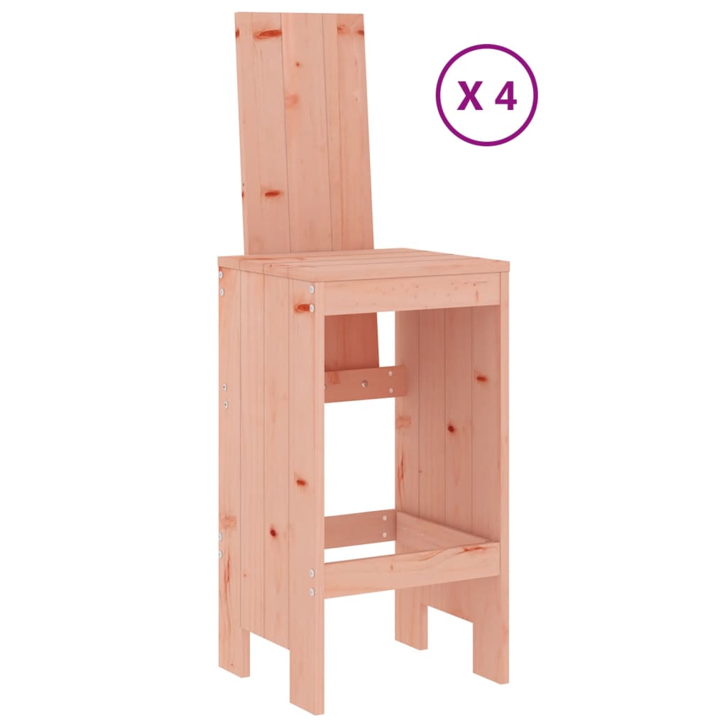 Σετ Μπαρ Κήπου 5 Τεμαχίων από Μασίφ Ξύλο Ψευδοτσούγκας