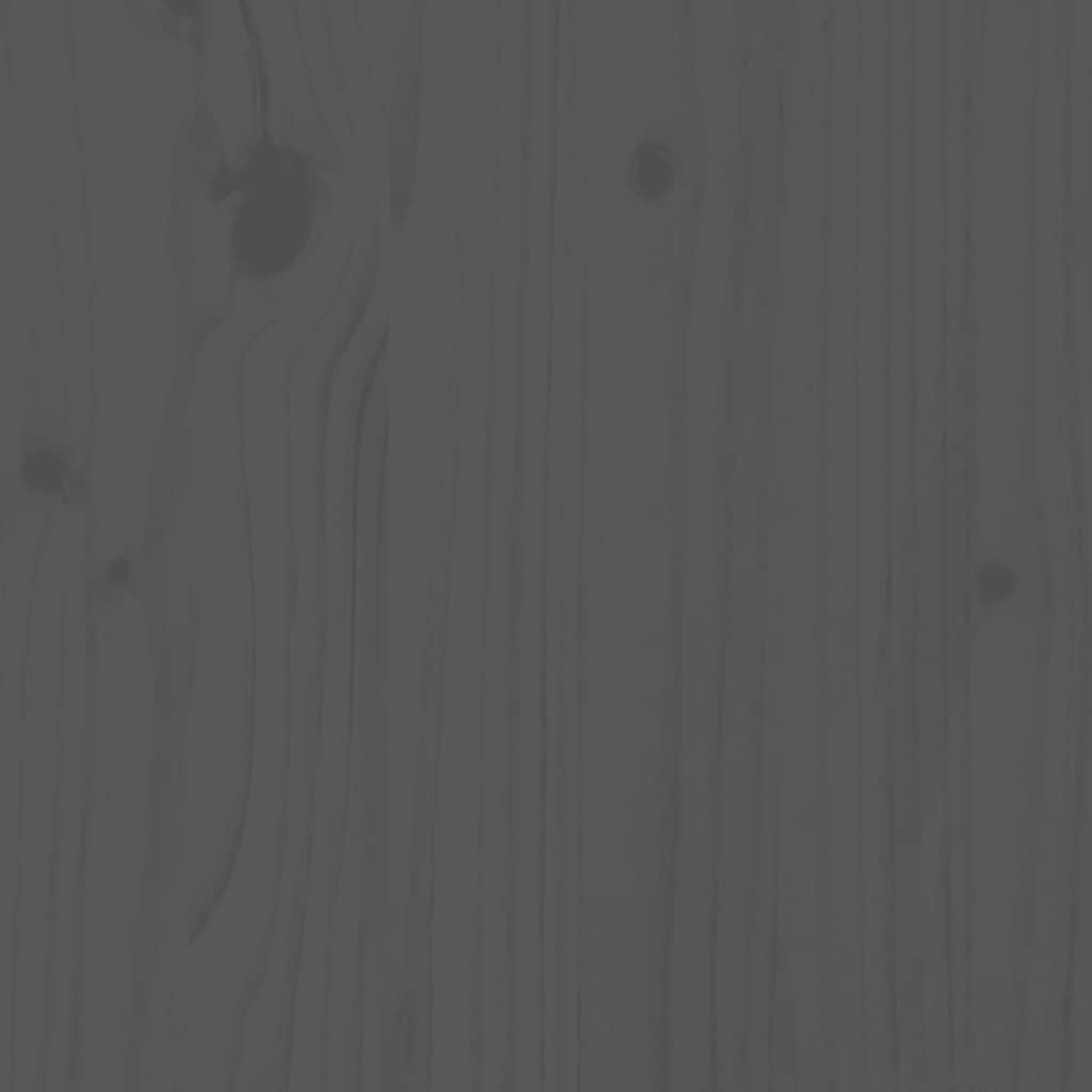 Σετ Επίπλων Μπαρ Κήπου 7 Τεμαχίων Γκρι από Μασίφ Ξύλο Πεύκου