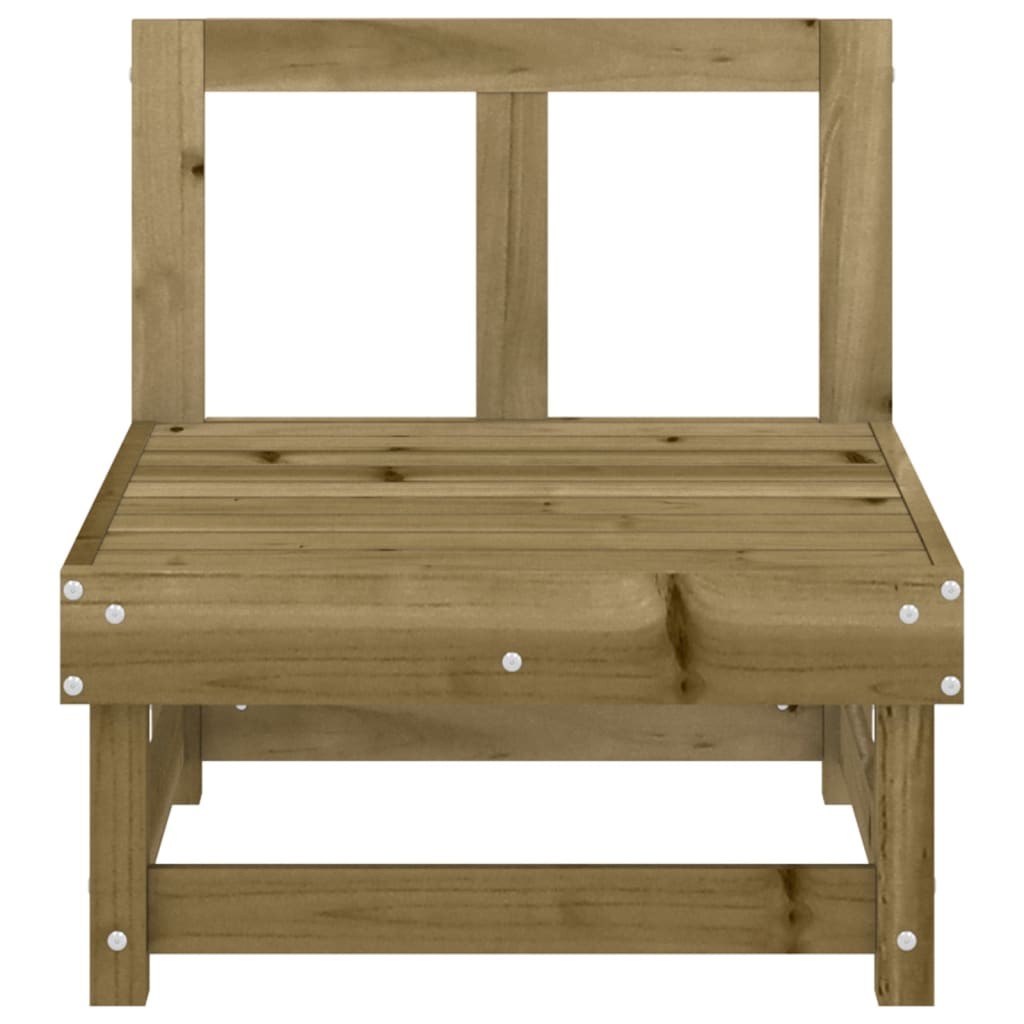 Καναπέδες Κήπου Μεσαίοι 2 τεμ. από Εμποτισμένο Ξύλο Πεύκου - Pakobazaar